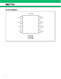 浏览型号MB3776A的Datasheet PDF文件第2页