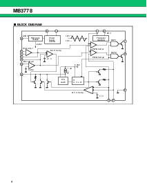 浏览型号MB3778PF的Datasheet PDF文件第4页