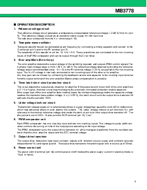 浏览型号MB3778PF的Datasheet PDF文件第5页