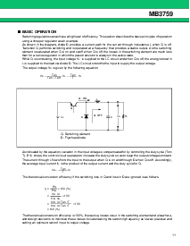 浏览型号MB3759PF的Datasheet PDF文件第11页
