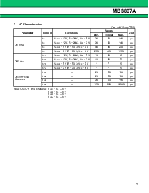 浏览型号MB3807APF的Datasheet PDF文件第7页
