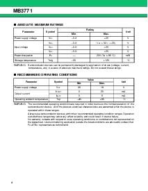 浏览型号MB3771PS的Datasheet PDF文件第4页