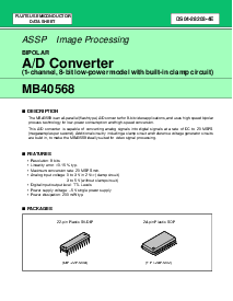 浏览型号MB40568PF的Datasheet PDF文件第1页