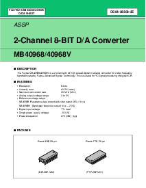 浏览型号MB40968的Datasheet PDF文件第1页