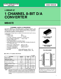 浏览型号MB4072的Datasheet PDF文件第1页