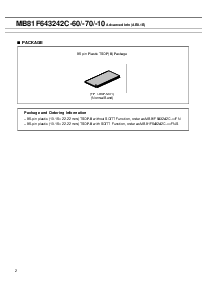 浏览型号MB81F643242C-70的Datasheet PDF文件第2页