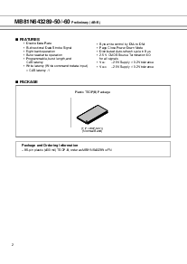浏览型号MB81N643289的Datasheet PDF文件第2页