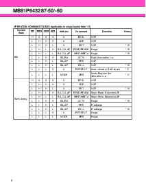 浏览型号MB81P643287-50的Datasheet PDF文件第8页