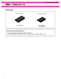 浏览型号MB8117800A-60的Datasheet PDF文件第2页