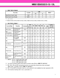 浏览型号MB81ES653225-12L的Datasheet PDF文件第7页