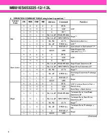 浏览型号MB81ES653225-12L的Datasheet PDF文件第8页