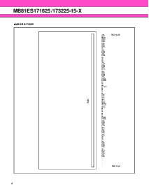 浏览型号MB81ES173225-15WFKT-X的Datasheet PDF文件第4页