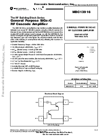 浏览型号MBC13916T1的Datasheet PDF文件第1页