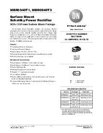 浏览型号MBR0540T3的Datasheet PDF文件第1页