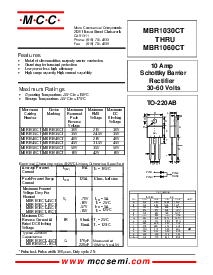 浏览型号MBR1060CT的Datasheet PDF文件第1页