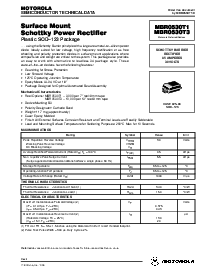 浏览型号MBR0530T1的Datasheet PDF文件第1页