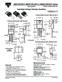 浏览型号MBR10100CT的Datasheet PDF文件第1页