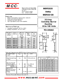 浏览型号MBR2035的Datasheet PDF文件第1页