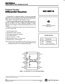 浏览型号MC100EP16的Datasheet PDF文件第1页