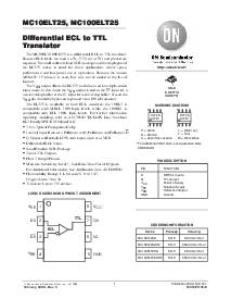 浏览型号MC100ELT25D的Datasheet PDF文件第1页