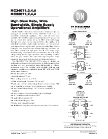 浏览型号MC33072P的Datasheet PDF文件第1页