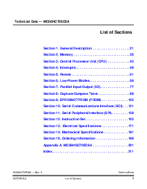 浏览型号MC705C8ACFNR2的Datasheet PDF文件第5页