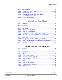 浏览型号MC705C8ACFNR2的Datasheet PDF文件第9页