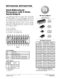 浏览型号MC74AC245DT的Datasheet PDF文件第1页