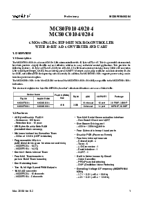 浏览型号MC80F0104的Datasheet PDF文件第5页