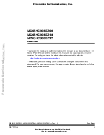 浏览型号MC908GZ32MFA的Datasheet PDF文件第3页