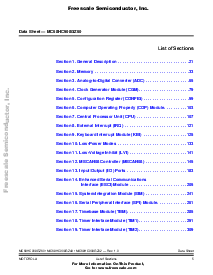 浏览型号MC908GZ32MFA的Datasheet PDF文件第5页