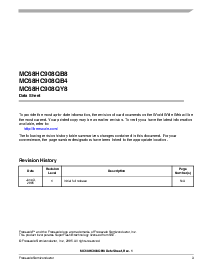 浏览型号MC908QY8的Datasheet PDF文件第3页
