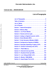 浏览型号MC908GR4CDWR2的Datasheet PDF文件第5页