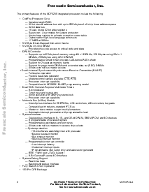 浏览型号MCF5206的Datasheet PDF文件第2页