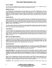 浏览型号MCF5206的Datasheet PDF文件第4页
