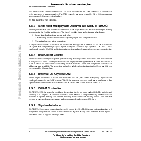 浏览型号MCF5249PB的Datasheet PDF文件第8页