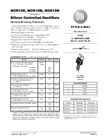 浏览型号MCR12D的Datasheet PDF文件第1页