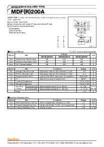 浏览型号MDF200A50的Datasheet PDF文件第1页