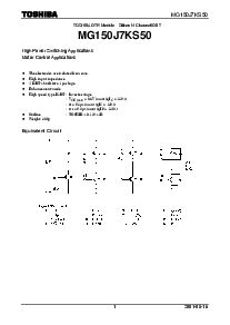 浏览型号MG150J7KS50的Datasheet PDF文件第1页