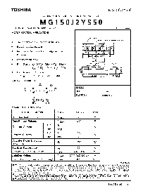 浏览型号MG150J2YS50的Datasheet PDF文件第1页