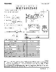 浏览型号MG75J1ZS40的Datasheet PDF文件第1页