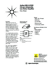 浏览型号MGA-62563-BLK的Datasheet PDF文件第1页