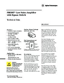 浏览型号MGA-72543-TR1G的Datasheet PDF文件第1页