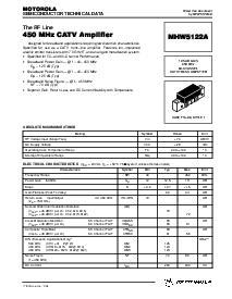 浏览型号MHW5122的Datasheet PDF文件第1页