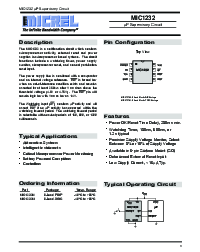 浏览型号MIC1232M的Datasheet PDF文件第1页