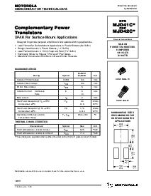 浏览型号MJD42CT4的Datasheet PDF文件第1页