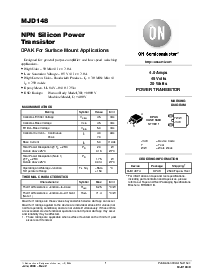浏览型号MJD148T4的Datasheet PDF文件第1页