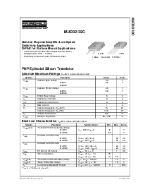 浏览型号MJD32C的Datasheet PDF文件第1页