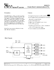 浏览型号MK1574-01S的Datasheet PDF文件第1页