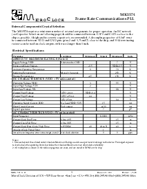 浏览型号MK1574-01S的Datasheet PDF文件第3页